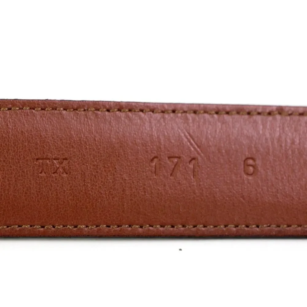 Trafalgar BLACK GENUINE LEATHER 1 1/8